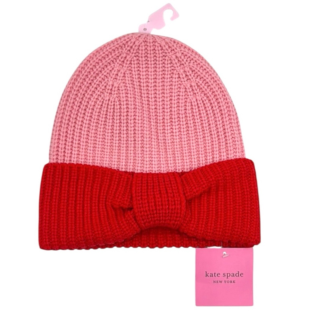 Kate Spade Bow Cuff Beanie
